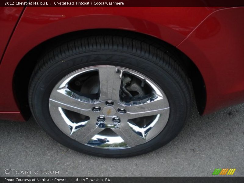 Crystal Red Tintcoat / Cocoa/Cashmere 2012 Chevrolet Malibu LT