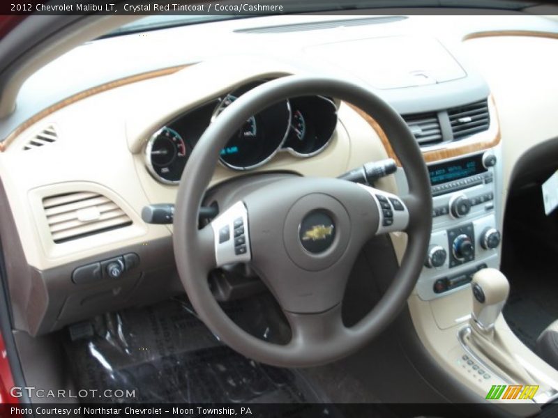 Crystal Red Tintcoat / Cocoa/Cashmere 2012 Chevrolet Malibu LT
