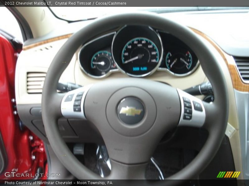 Crystal Red Tintcoat / Cocoa/Cashmere 2012 Chevrolet Malibu LT