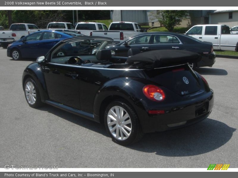 Black / Black 2008 Volkswagen New Beetle SE Convertible