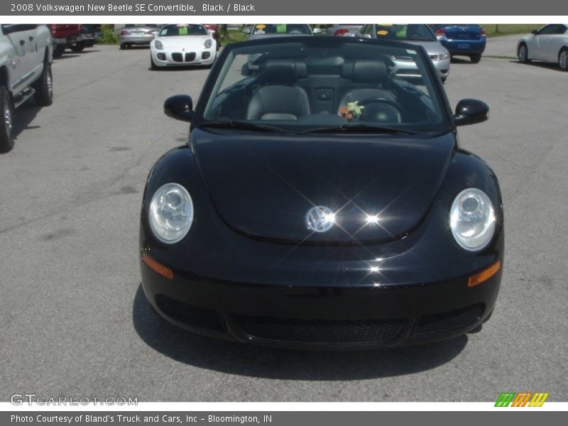 Black / Black 2008 Volkswagen New Beetle SE Convertible