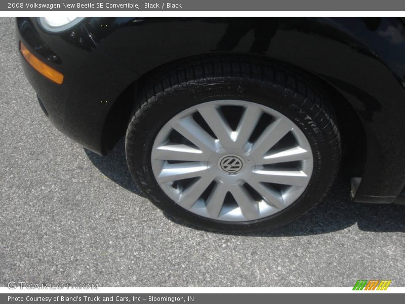 Black / Black 2008 Volkswagen New Beetle SE Convertible
