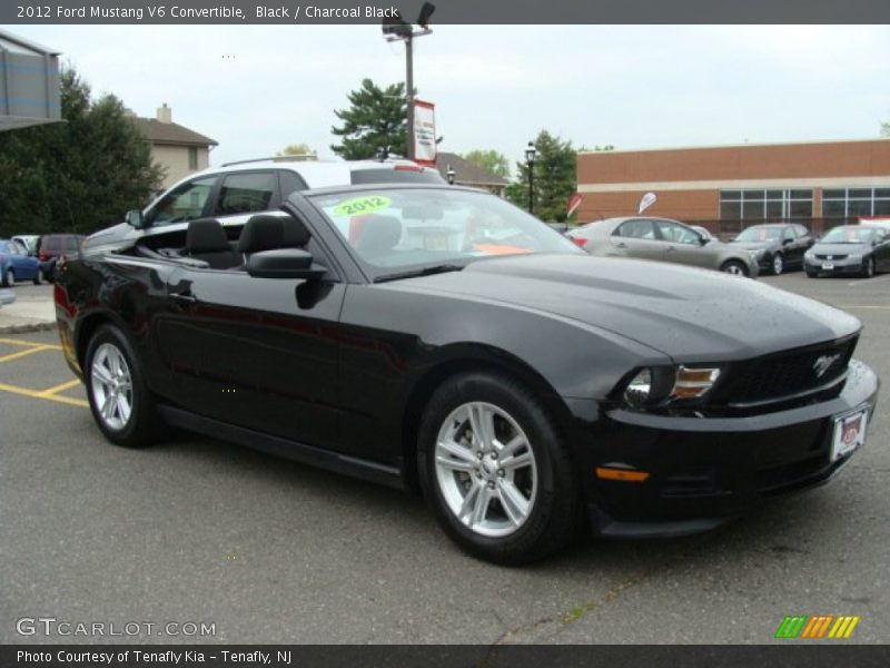 Black / Charcoal Black 2012 Ford Mustang V6 Convertible