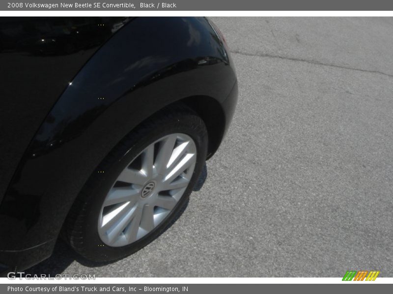 Black / Black 2008 Volkswagen New Beetle SE Convertible
