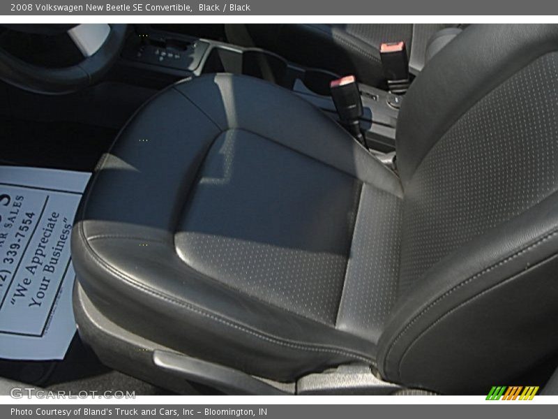 Black / Black 2008 Volkswagen New Beetle SE Convertible