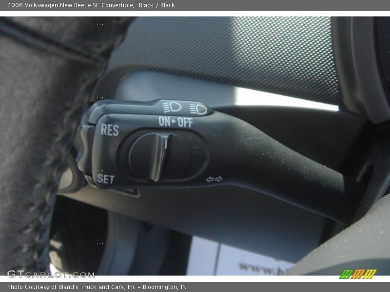 Black / Black 2008 Volkswagen New Beetle SE Convertible