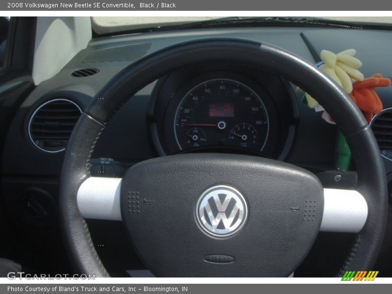 Black / Black 2008 Volkswagen New Beetle SE Convertible