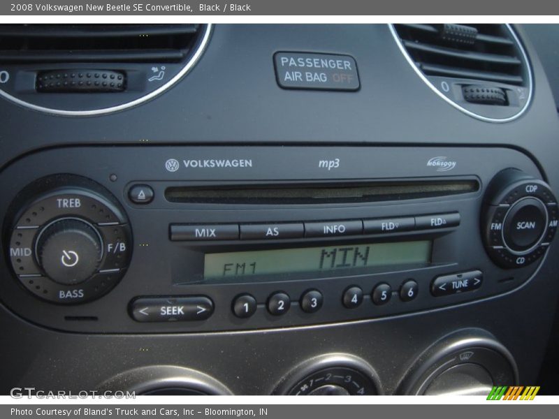 Black / Black 2008 Volkswagen New Beetle SE Convertible