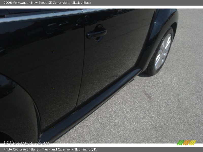 Black / Black 2008 Volkswagen New Beetle SE Convertible