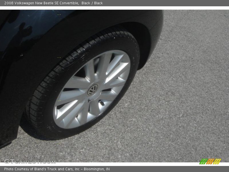 Black / Black 2008 Volkswagen New Beetle SE Convertible