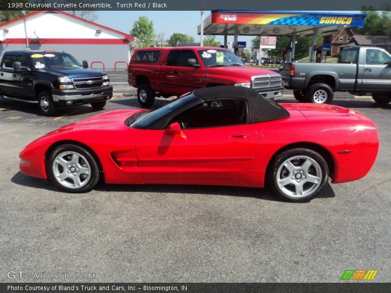 Torch Red / Black 1998 Chevrolet Corvette Convertible