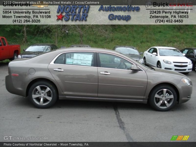 Mocha Steel Metallic / Cocoa/Cashmere 2012 Chevrolet Malibu LT