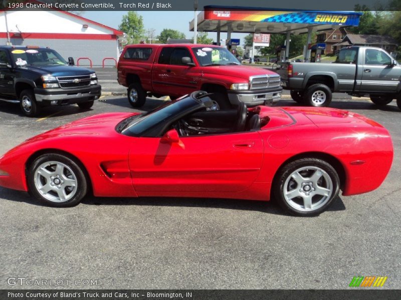 Torch Red / Black 1998 Chevrolet Corvette Convertible