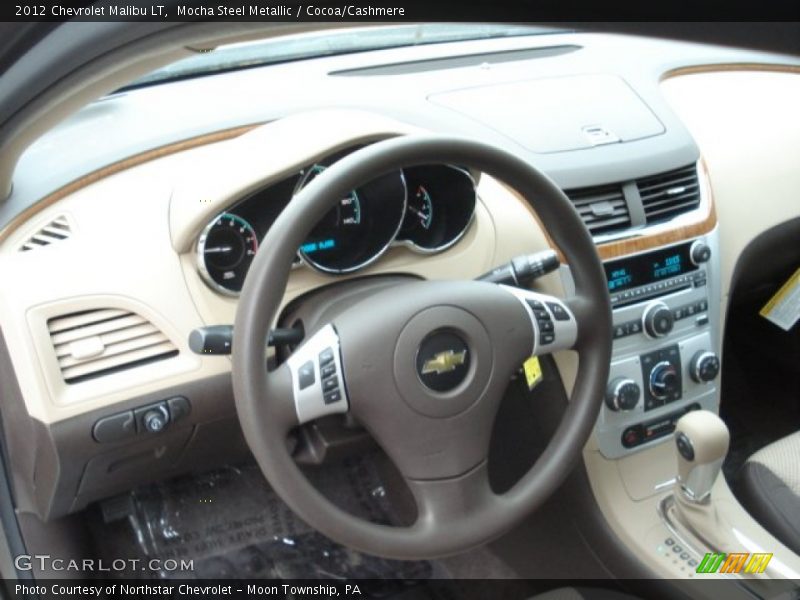 Mocha Steel Metallic / Cocoa/Cashmere 2012 Chevrolet Malibu LT