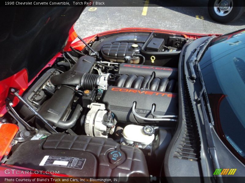 Torch Red / Black 1998 Chevrolet Corvette Convertible