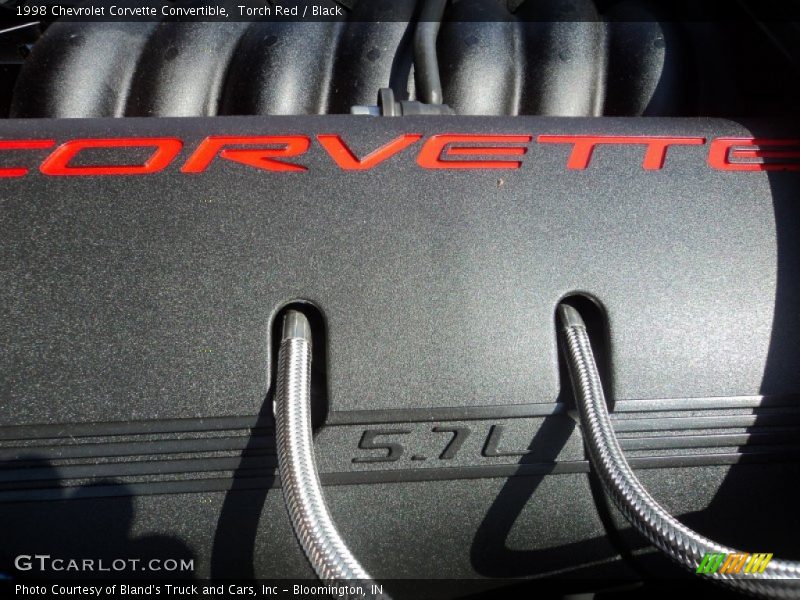 Torch Red / Black 1998 Chevrolet Corvette Convertible