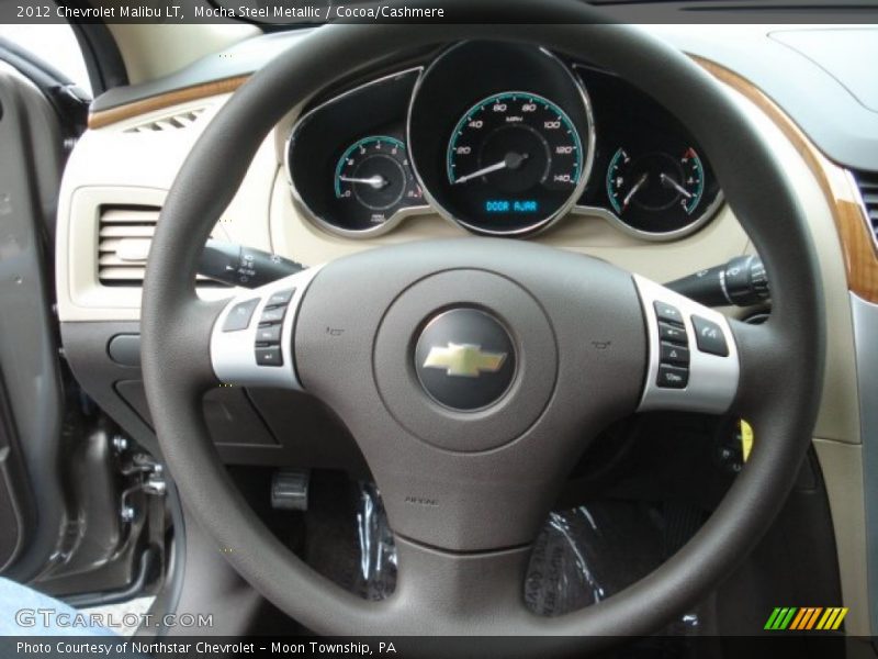 Mocha Steel Metallic / Cocoa/Cashmere 2012 Chevrolet Malibu LT