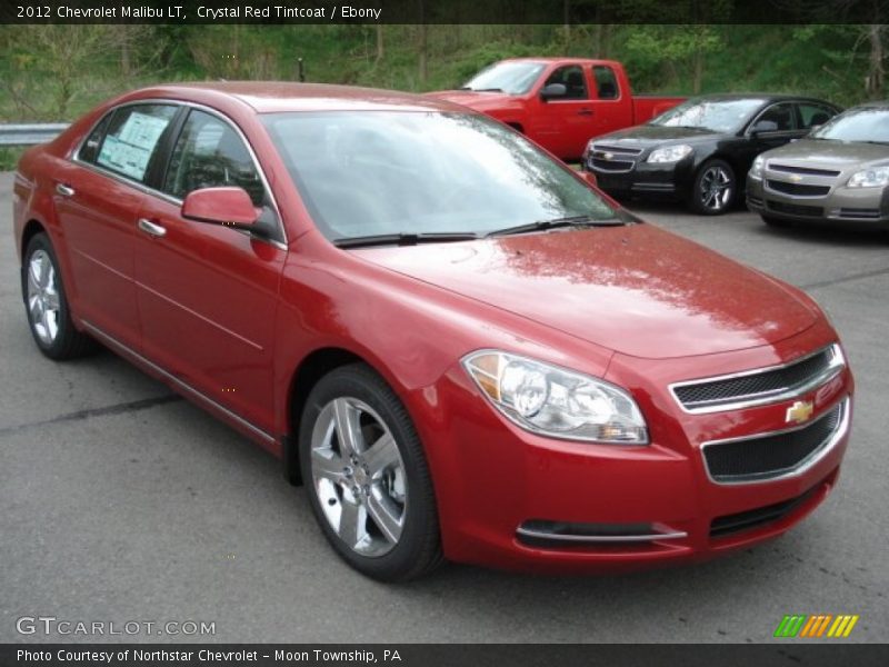 Crystal Red Tintcoat / Ebony 2012 Chevrolet Malibu LT