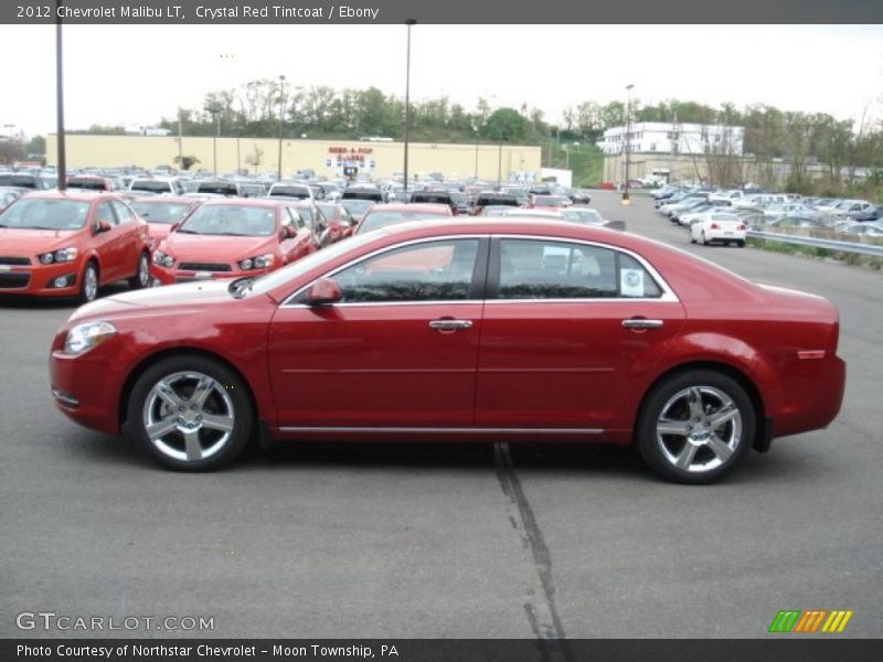 Crystal Red Tintcoat / Ebony 2012 Chevrolet Malibu LT