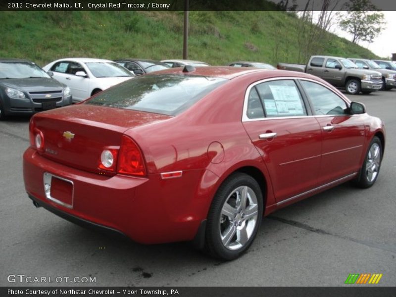 Crystal Red Tintcoat / Ebony 2012 Chevrolet Malibu LT