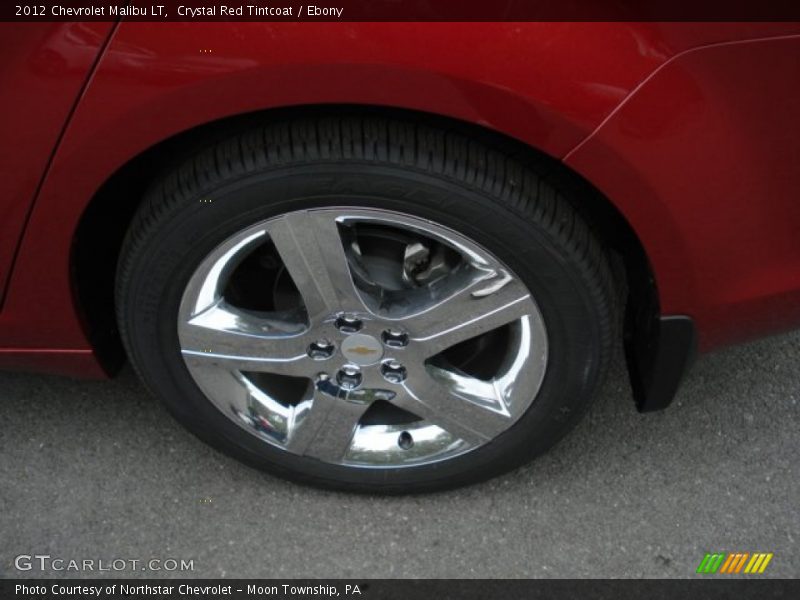 Crystal Red Tintcoat / Ebony 2012 Chevrolet Malibu LT