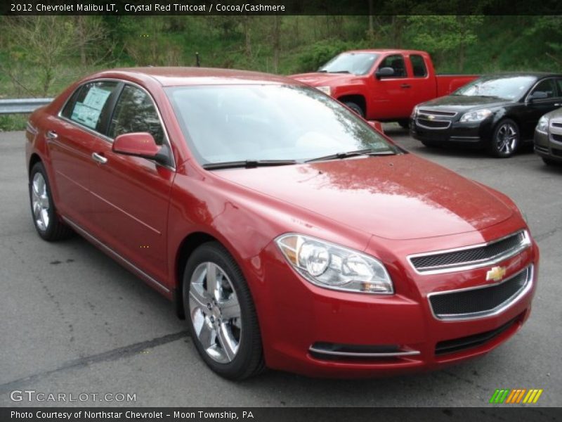 Crystal Red Tintcoat / Cocoa/Cashmere 2012 Chevrolet Malibu LT