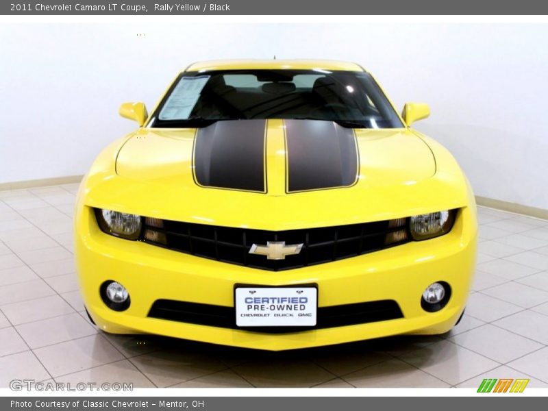 Rally Yellow / Black 2011 Chevrolet Camaro LT Coupe
