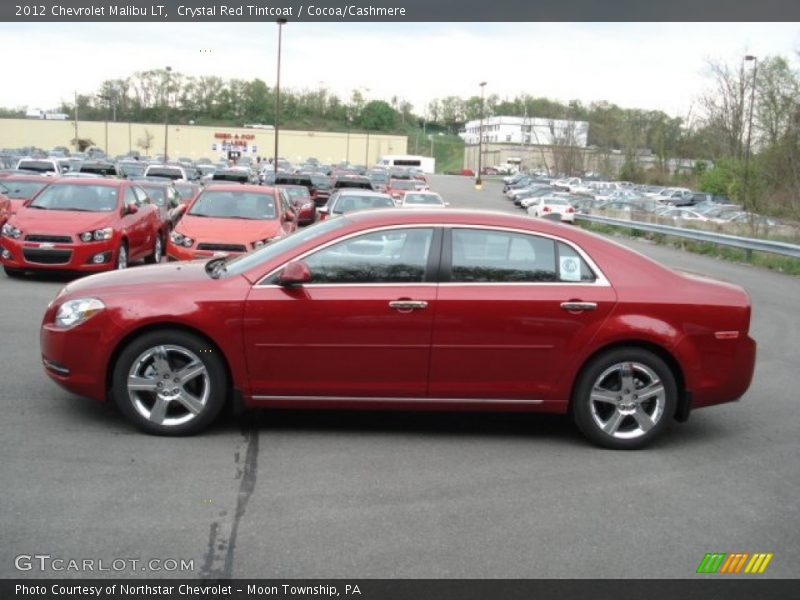 Crystal Red Tintcoat / Cocoa/Cashmere 2012 Chevrolet Malibu LT