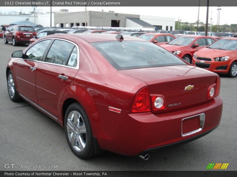 Crystal Red Tintcoat / Cocoa/Cashmere 2012 Chevrolet Malibu LT