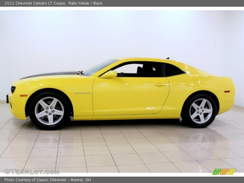 Rally Yellow / Black 2011 Chevrolet Camaro LT Coupe