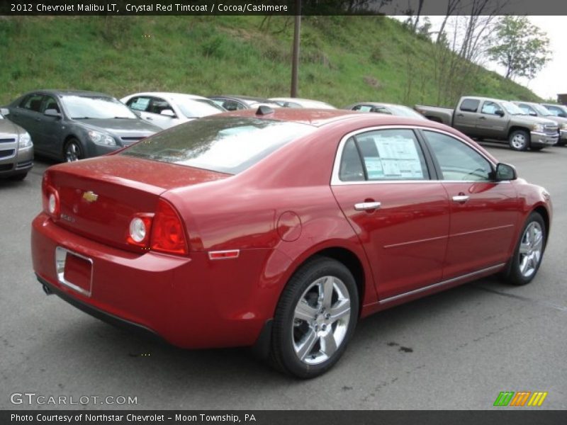 Crystal Red Tintcoat / Cocoa/Cashmere 2012 Chevrolet Malibu LT
