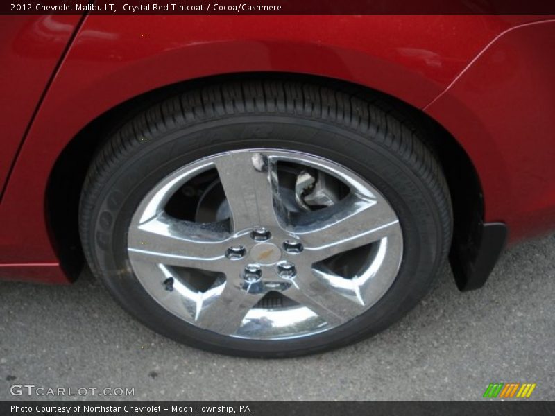 Crystal Red Tintcoat / Cocoa/Cashmere 2012 Chevrolet Malibu LT