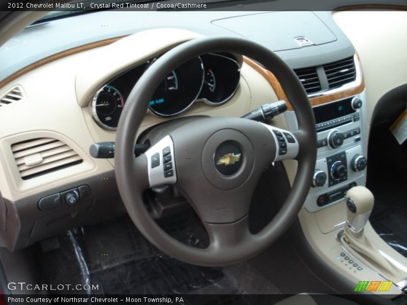 Crystal Red Tintcoat / Cocoa/Cashmere 2012 Chevrolet Malibu LT