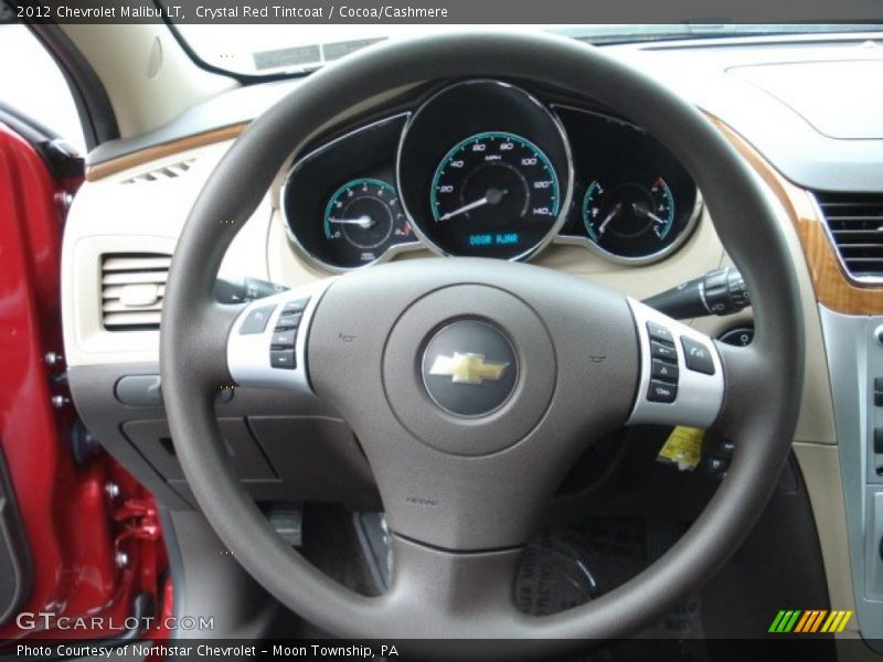 Crystal Red Tintcoat / Cocoa/Cashmere 2012 Chevrolet Malibu LT