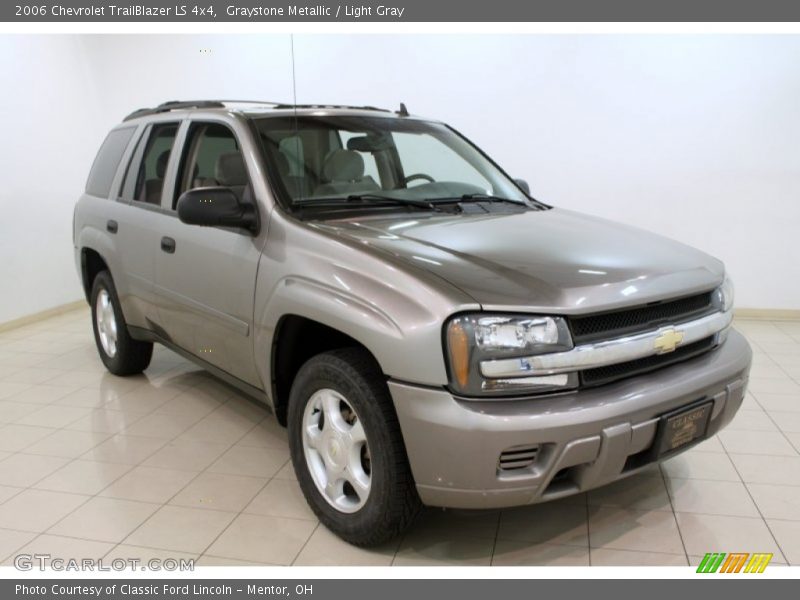 Graystone Metallic / Light Gray 2006 Chevrolet TrailBlazer LS 4x4