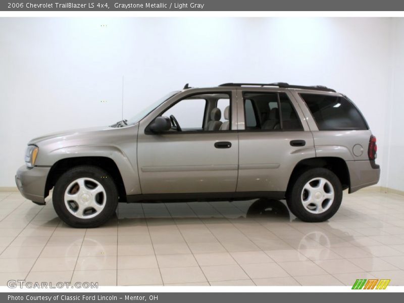 Graystone Metallic / Light Gray 2006 Chevrolet TrailBlazer LS 4x4