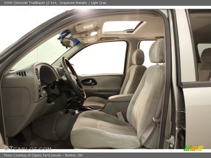Graystone Metallic / Light Gray 2006 Chevrolet TrailBlazer LS 4x4