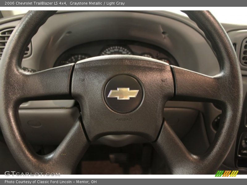 Graystone Metallic / Light Gray 2006 Chevrolet TrailBlazer LS 4x4