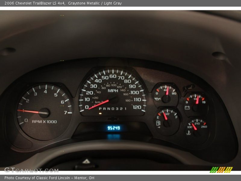 Graystone Metallic / Light Gray 2006 Chevrolet TrailBlazer LS 4x4
