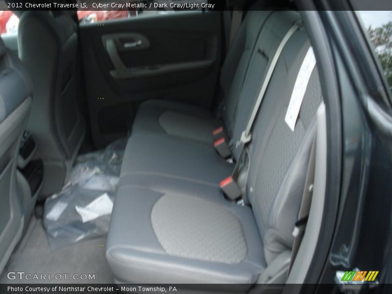 Cyber Gray Metallic / Dark Gray/Light Gray 2012 Chevrolet Traverse LS