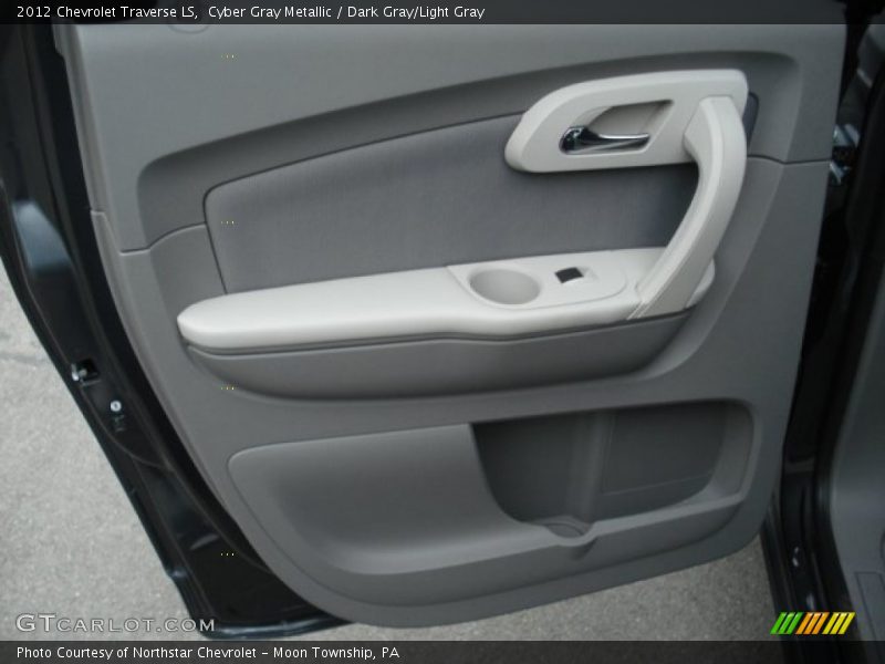 Cyber Gray Metallic / Dark Gray/Light Gray 2012 Chevrolet Traverse LS