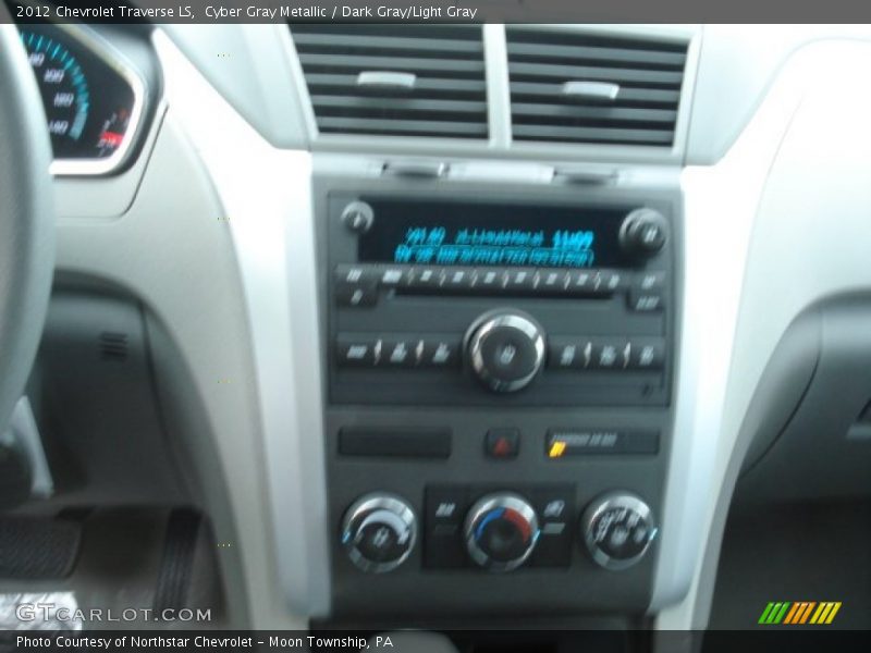 Cyber Gray Metallic / Dark Gray/Light Gray 2012 Chevrolet Traverse LS
