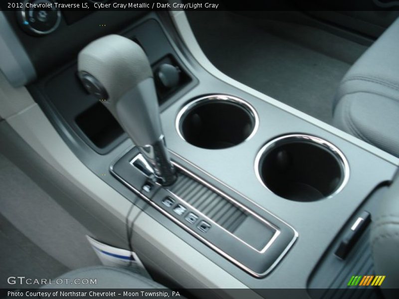 Cyber Gray Metallic / Dark Gray/Light Gray 2012 Chevrolet Traverse LS