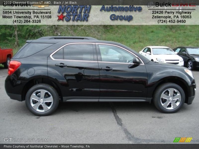 Black / Jet Black 2012 Chevrolet Equinox LT AWD