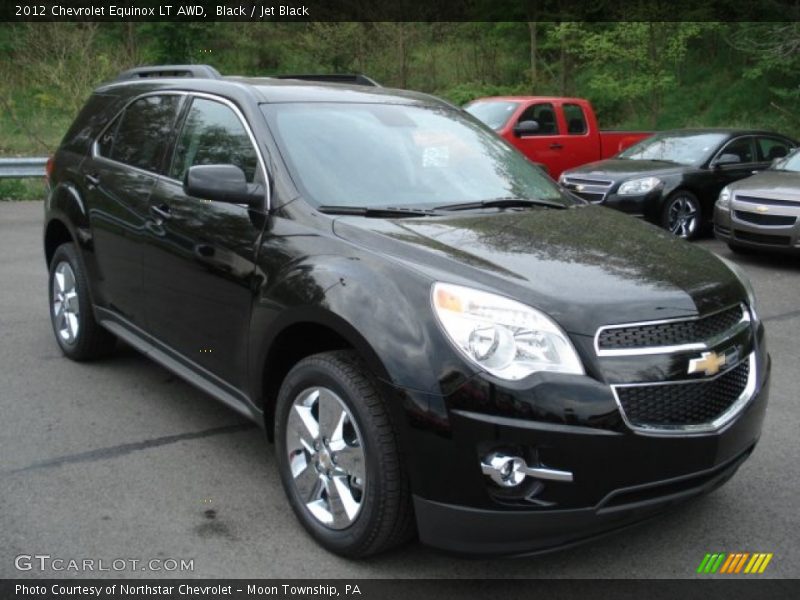 Black / Jet Black 2012 Chevrolet Equinox LT AWD
