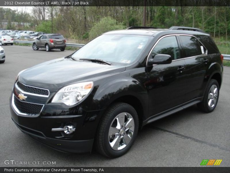 Black / Jet Black 2012 Chevrolet Equinox LT AWD
