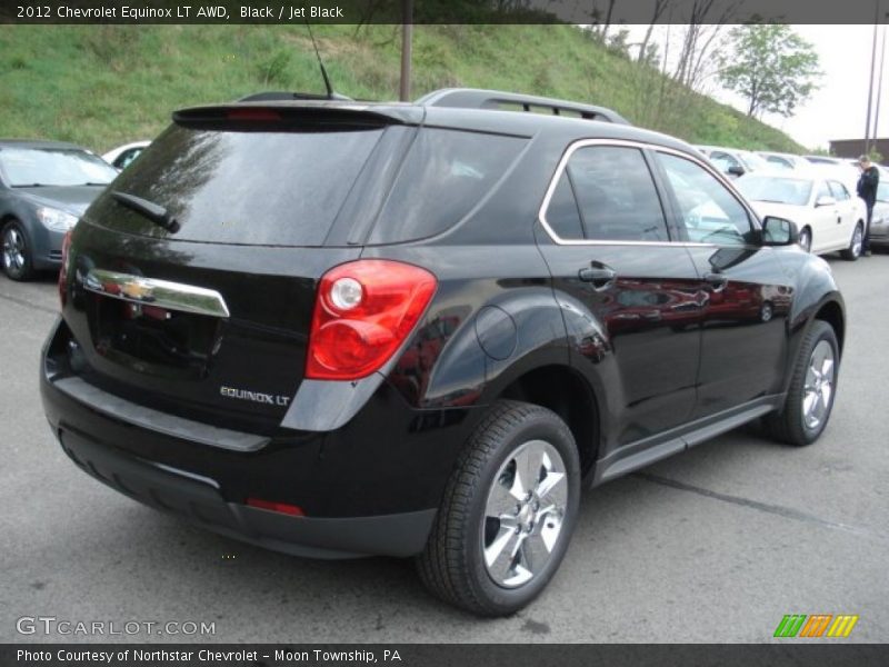 Black / Jet Black 2012 Chevrolet Equinox LT AWD