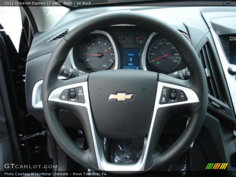 Black / Jet Black 2012 Chevrolet Equinox LT AWD