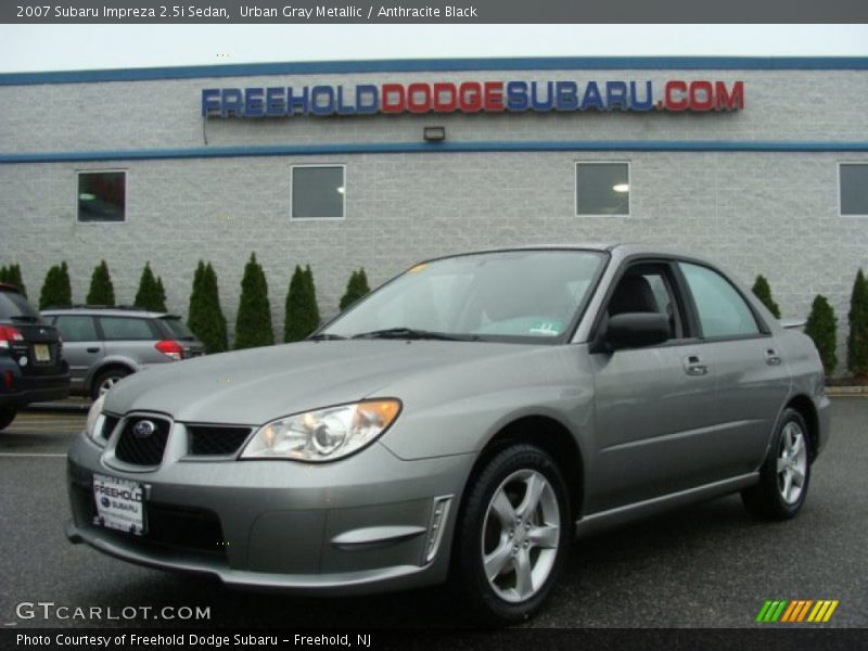 Urban Gray Metallic / Anthracite Black 2007 Subaru Impreza 2.5i Sedan