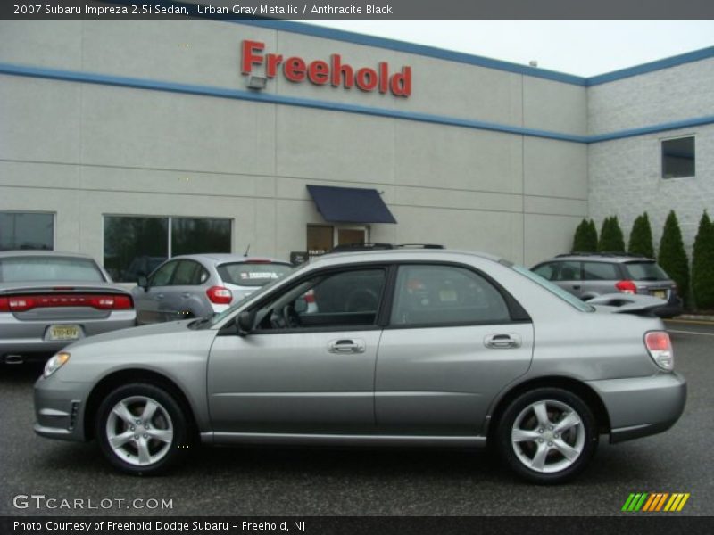 Urban Gray Metallic / Anthracite Black 2007 Subaru Impreza 2.5i Sedan